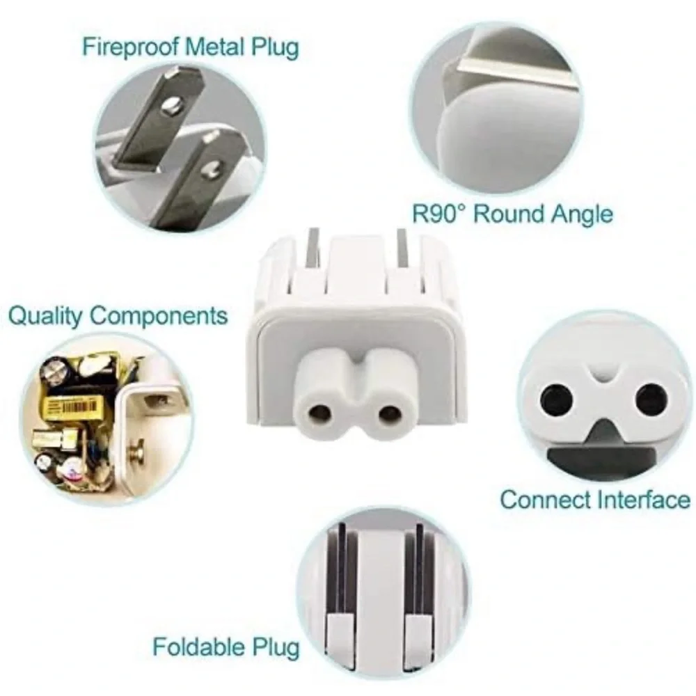 Mac AC Wall Adapter Duckhead Brick US Charger, Duck Hea, Power Adapter (2)